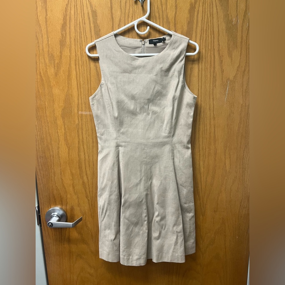 Theory women’s tan dress!